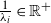 StartFraction 1 Over lamda Subscript i Baseline EndFraction element of double struck upper R Superscript plus