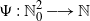 normal upper Psi colon double struck upper N 0 squared long right arrow double struck upper N