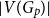 StartAbsoluteValue upper V left parenthesis upper G Subscript p Baseline right parenthesis EndAbsoluteValue