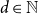d element of double struck upper N