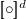 left bracket left bracket ring right bracket right bracket Superscript d