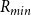upper R Subscript m i n