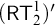 left parenthesis sans serif upper R upper T 2 Superscript 1 Baseline right parenthesis prime