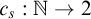 c Subscript s Baseline colon double struck upper N right arrow 2