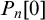 upper P Subscript n Baseline left bracket 0 right bracket