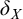 delta Subscript upper X