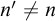 n prime not equals n