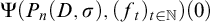normal upper Psi left parenthesis upper P Subscript n Baseline left parenthesis upper D comma sigma right parenthesis comma left parenthesis f Subscript t Baseline right parenthesis Subscript t element of double struck upper N Baseline right parenthesis left parenthesis 0 right parenthesis
