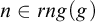 n element of r n g left parenthesis g right parenthesis