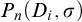 upper P Subscript n Baseline left parenthesis upper D Subscript i Baseline comma sigma right parenthesis