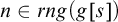 n element of r n g left parenthesis g left bracket s right bracket right parenthesis