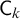 sans serif upper C Subscript k