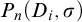 upper P Subscript n Baseline left parenthesis upper D Subscript i Baseline comma sigma right parenthesis