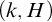 left parenthesis k comma upper H right parenthesis