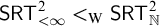 sans serif upper S upper R upper T Subscript less than infinity Superscript 2 Baseline less than Subscript normal upper W Baseline sans serif upper S upper R upper T Subscript double struck upper N Superscript 2