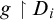 g up harpoon with barb right upper D Subscript i