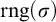 rng left parenthesis sigma right parenthesis