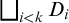 square union Underscript i less than k Endscripts upper D Subscript i