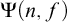 normal upper Psi left parenthesis n comma f right parenthesis