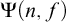 normal upper Psi left parenthesis n comma f right parenthesis