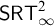 sans serif upper S upper R upper T Subscript infinity Superscript 2