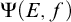 normal upper Psi left parenthesis upper E comma f right parenthesis
