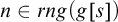 n element of r n g left parenthesis g left bracket s right bracket right parenthesis