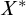 upper X Superscript asterisk