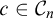 c element of script upper C Subscript n