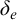 delta Subscript e