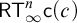 sans serif upper R upper T Subscript infinity Superscript n Baseline sans serif c left parenthesis c right parenthesis