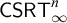 sans serif upper C upper S upper R upper T Subscript infinity Superscript n