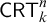 sans serif upper C upper R upper T Subscript k Superscript n