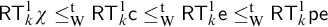 sans serif upper R upper T Subscript k Superscript 1 Baseline chi less than or equals Subscript normal upper W Superscript normal t Baseline sans serif upper R upper T Subscript k Superscript 1 Baseline sans serif c less than or equals Subscript normal upper W Superscript normal t Baseline sans serif upper R upper T Subscript k Superscript 1 Baseline sans serif e less than or equals Subscript normal upper W Superscript normal t Baseline sans serif upper R upper T Subscript k Superscript 1 Baseline sans serif pe