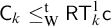 sans serif upper C Subscript k Baseline less than or equals Subscript normal upper W Superscript normal t Baseline sans serif upper R upper T Subscript k Superscript 1 Baseline sans serif c