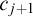 c Subscript j plus 1