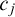 c Subscript j