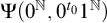 normal upper Psi left parenthesis 0 Superscript double struck upper N Baseline comma 0 Superscript t 0 Baseline 1 Superscript double struck upper N Baseline right parenthesis