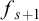 f Subscript s plus 1