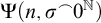 normal upper Psi left parenthesis n comma sigma Superscript⌢Baseline 0 Superscript double struck upper N Baseline right parenthesis