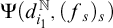 normal upper Psi left parenthesis d Subscript i 1 Superscript double struck upper N Baseline comma left parenthesis f Subscript s Baseline right parenthesis Subscript s Baseline right parenthesis