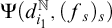 normal upper Psi left parenthesis d Subscript i 1 Superscript double struck upper N Baseline comma left parenthesis f Subscript s Baseline right parenthesis Subscript s Baseline right parenthesis