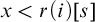 x less than r left parenthesis i right parenthesis left bracket s right bracket