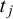 t Subscript j