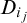 upper D Subscript i Sub Subscript j