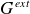 upper G Superscript e x t