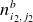 n Subscript i 2 comma j 2 Superscript b