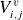 upper V Subscript i comma j Superscript v