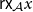 sans serif r sans serif x Subscript script upper A Baseline x