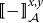 left bracket left bracket minus right bracket right bracket Subscript script upper A Superscript x comma y